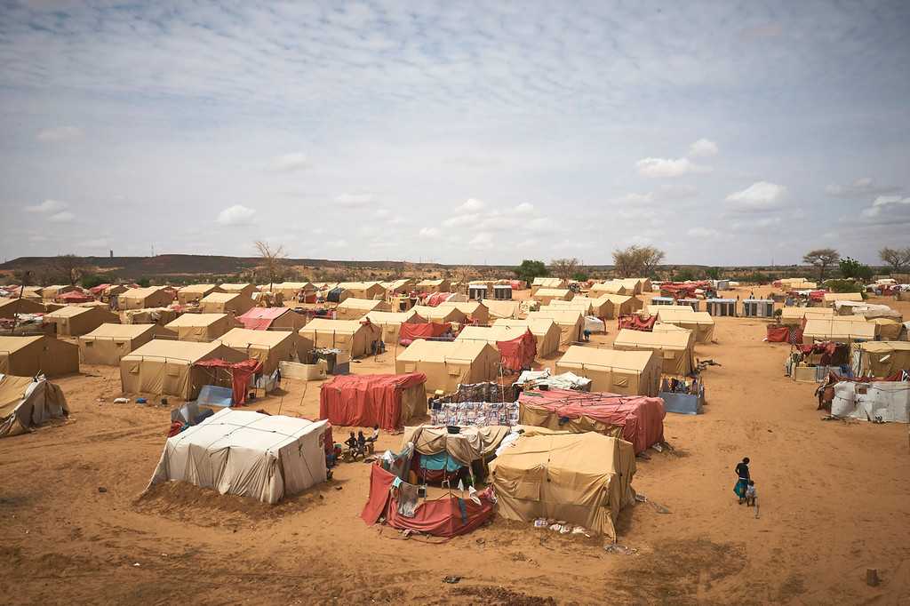 Gamou camp for internally displaced people in Niamey, Niger