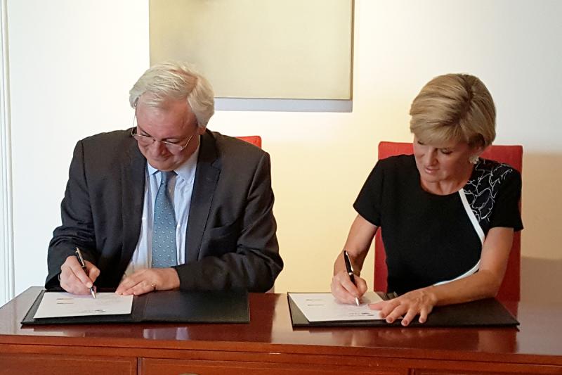 Australia signs multi-year agreement with CERF committing A$11 each year until 2020