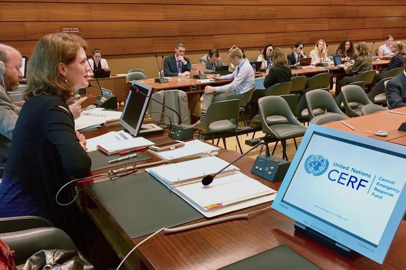 CERF secretariat urges member states to step up funding at annual briefing in Geneva